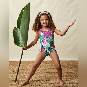 Matilda‎ Jane Enchanted Garden Under the Palms One Piece Swimsuit Size 4